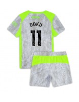 Manchester City Jeremy Doku #11 Alternativní dres pro děti 2025-26 Krátký Rukáv (+ trenýrky)